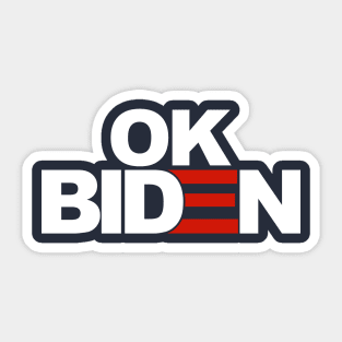 Ok Biden "No Malarkey" Tour Sticker